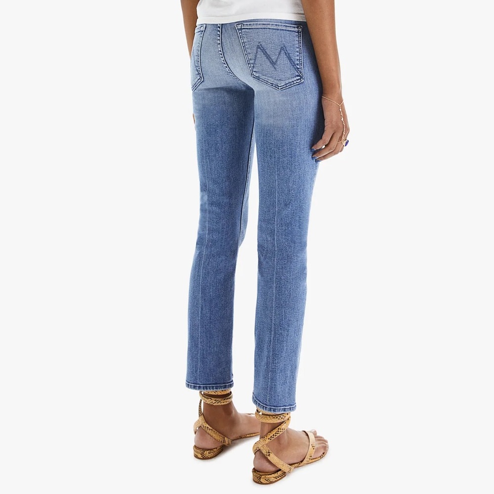 Mother Mid Rise Dazzler Ankle jeans